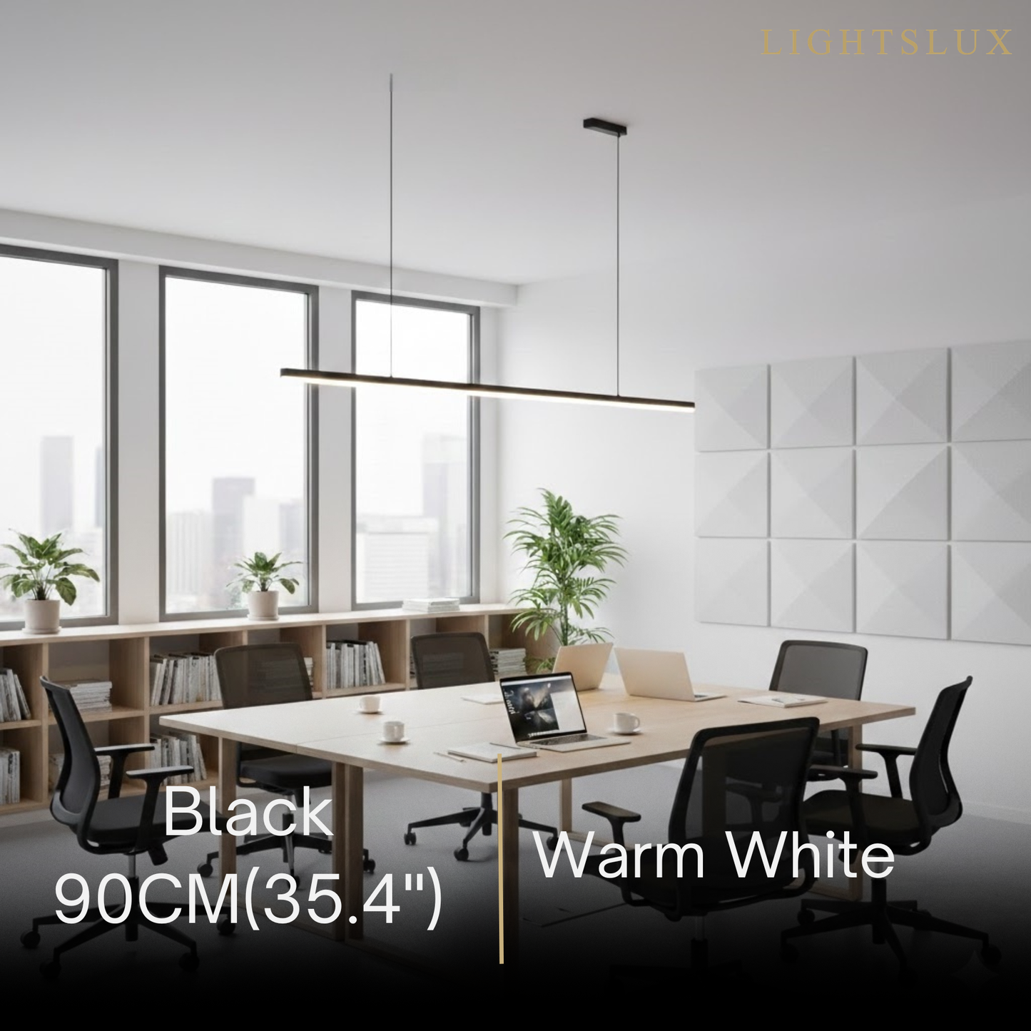 Lámpara colgante LED moderna Arcato – Metal blanco/negro/vidrio para comedor