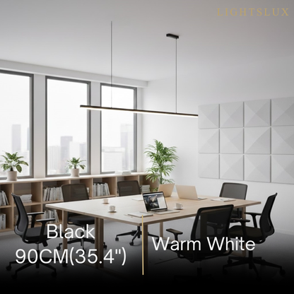 Lámpara colgante LED moderna Arcato – Metal blanco/negro/vidrio para comedor