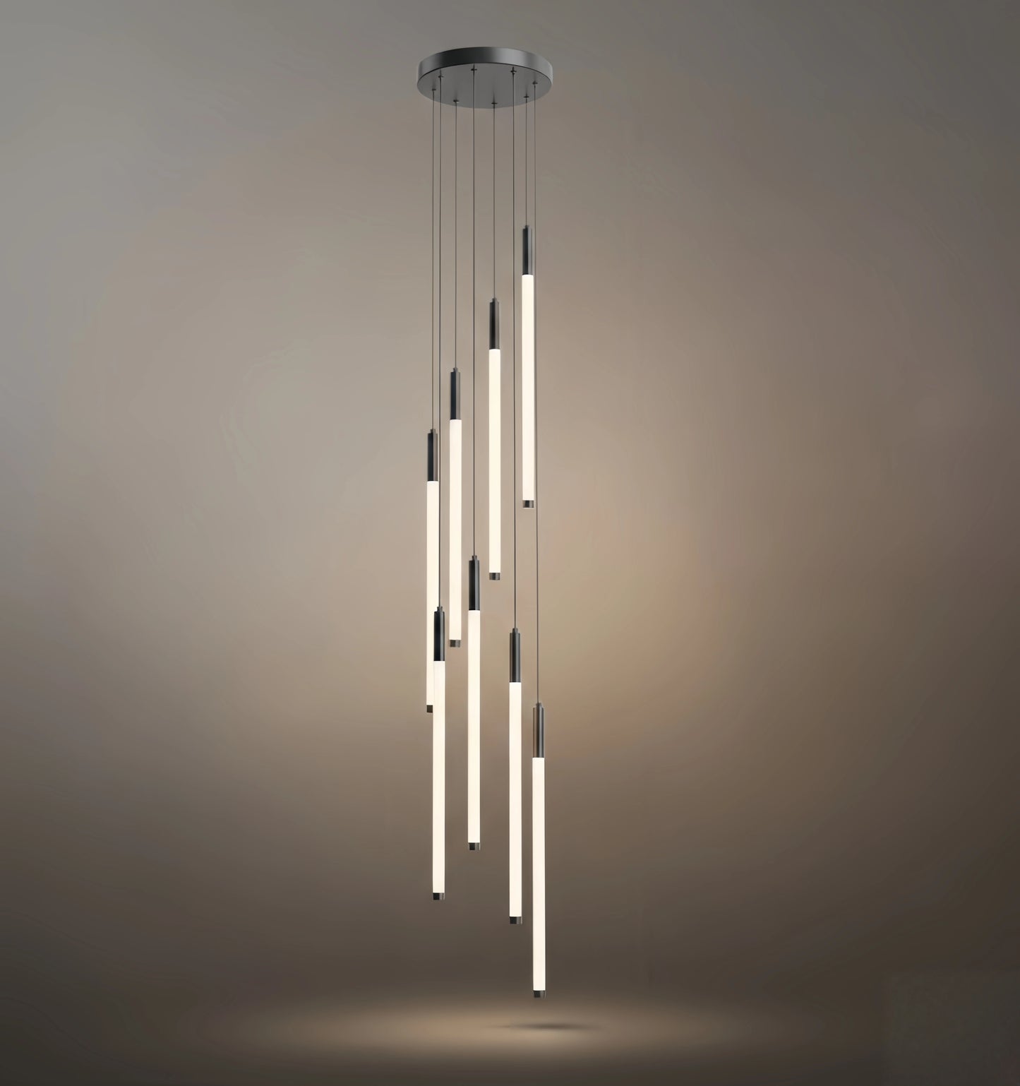 Nebula Multi-Tier Modern Chandelier - Waterfall Design for Staircases & High Ceilings