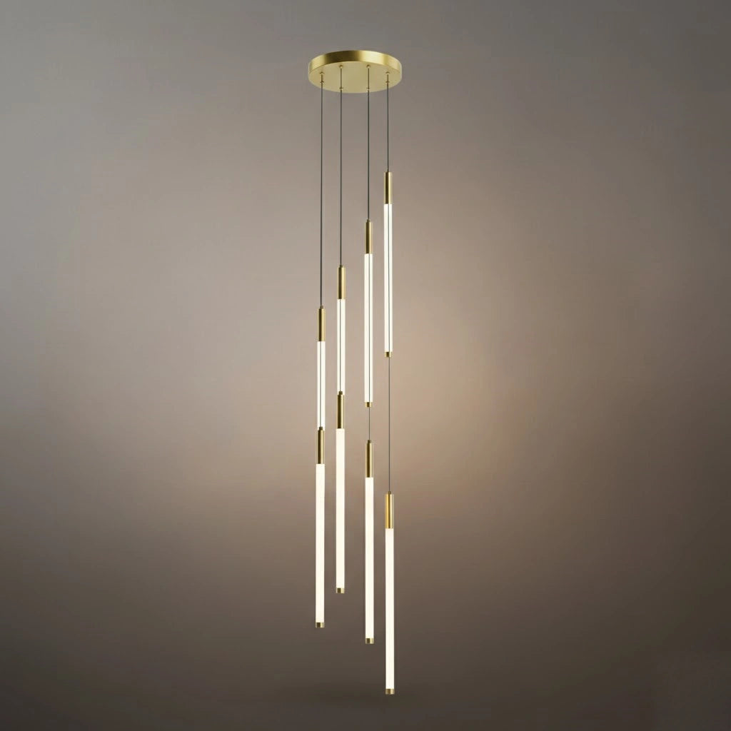 Nebula Multi-Tier Modern Chandelier - Waterfall Design for Staircases & High Ceilings
