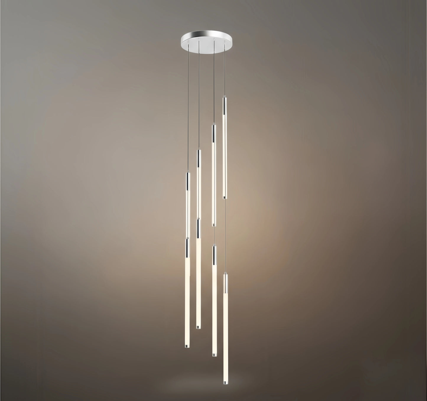 Nebula Multi-Tier Modern Chandelier - Waterfall Design for Staircases & High Ceilings