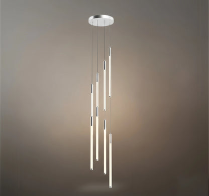 Nebula Multi-Tier Modern Chandelier - Waterfall Design for Staircases & High Ceilings