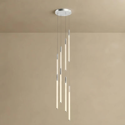 Nebula Multi-Tier Modern Chandelier - Waterfall Design for Staircases & High Ceilings