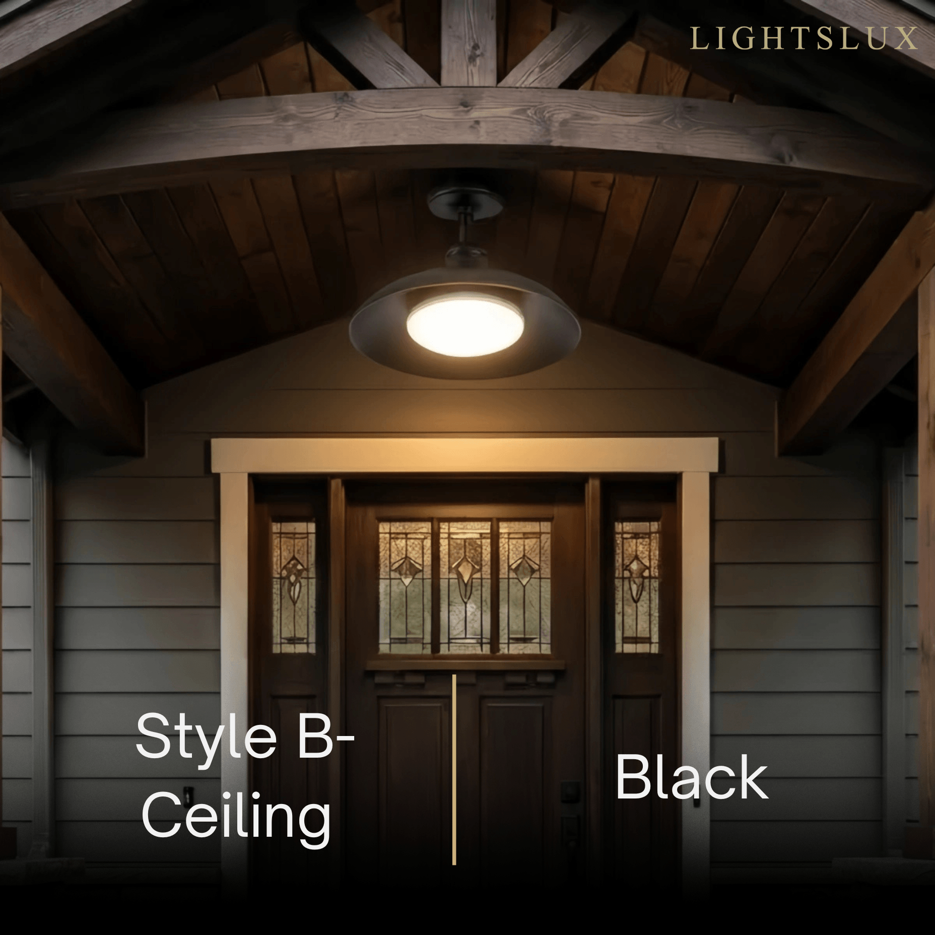 Irondale Industrial Waterproof Pendant Light -- Black/Brass Iron for Outdoor Wall