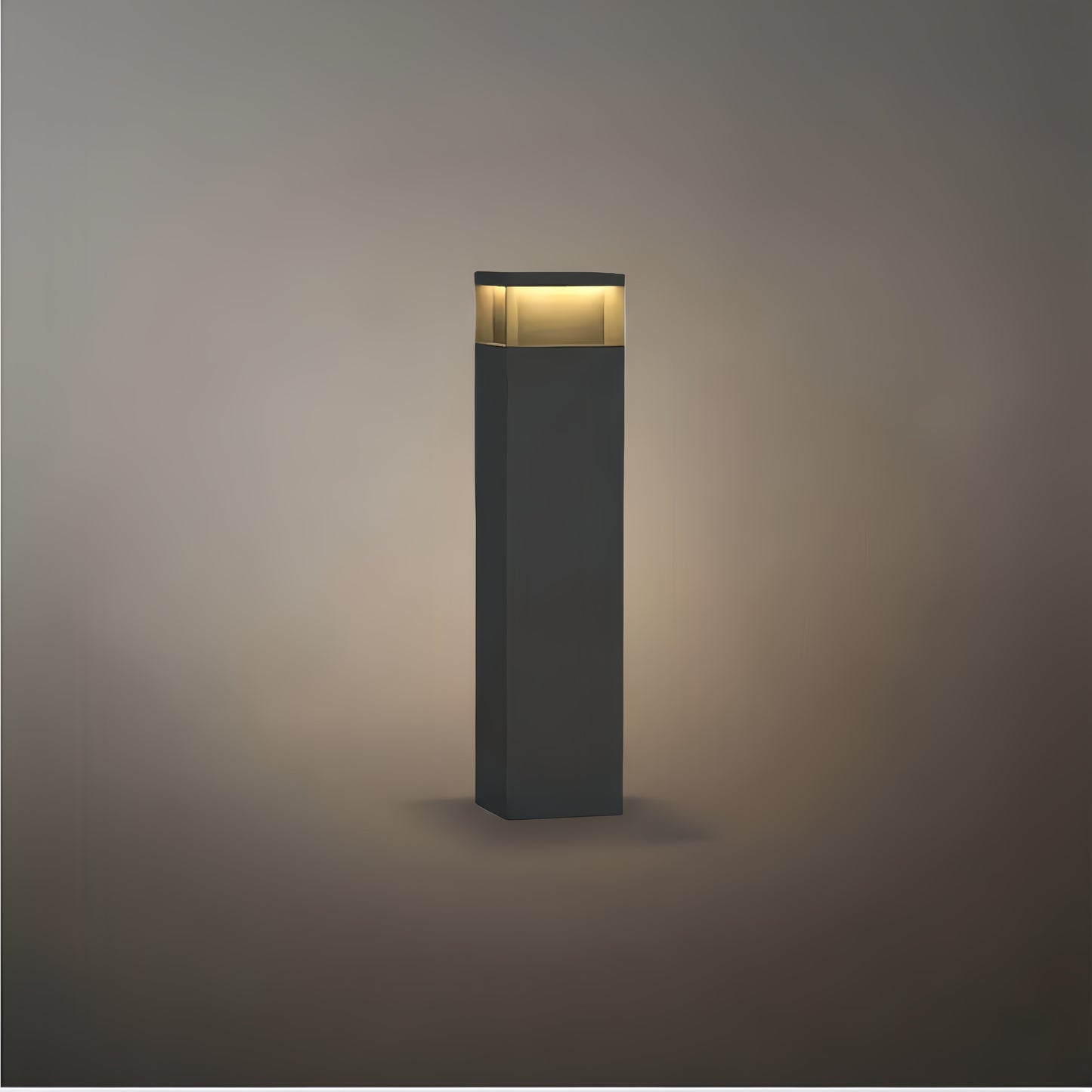 Arcato Modern Black Metal Solar Path Light – Outdoor Lamp for Courtyard/Walkway