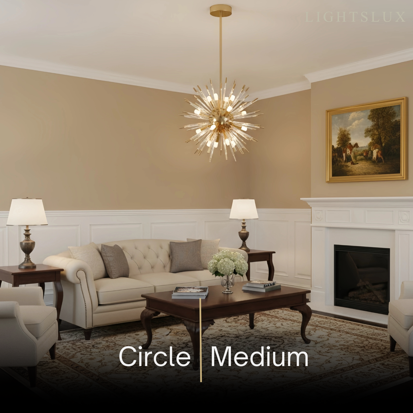 Excelis Organic Crystal Chandelier – Ethereal Shape Whimsical Storybook Charm Kitchen Island