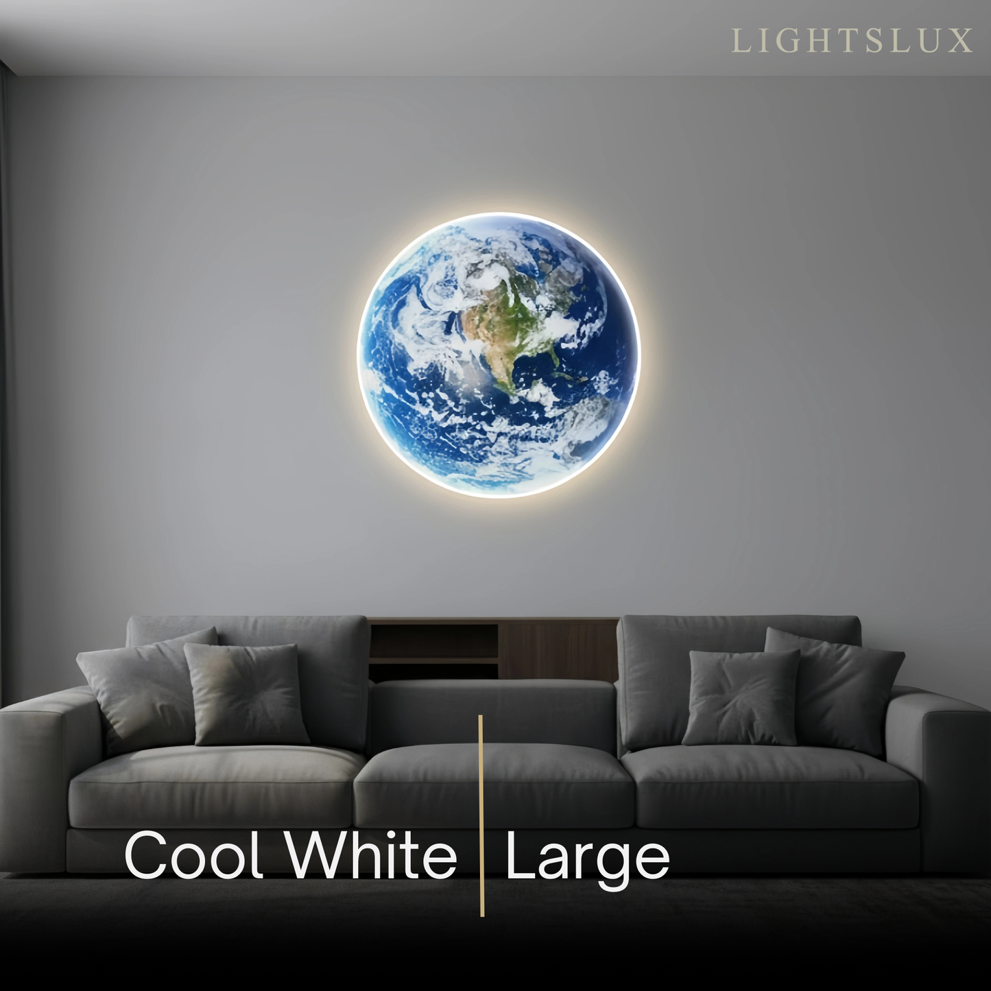 Lunara Modern Earth Topographic Wall Lamp – Globe-Like Glow Art Deco Artistic Lighting