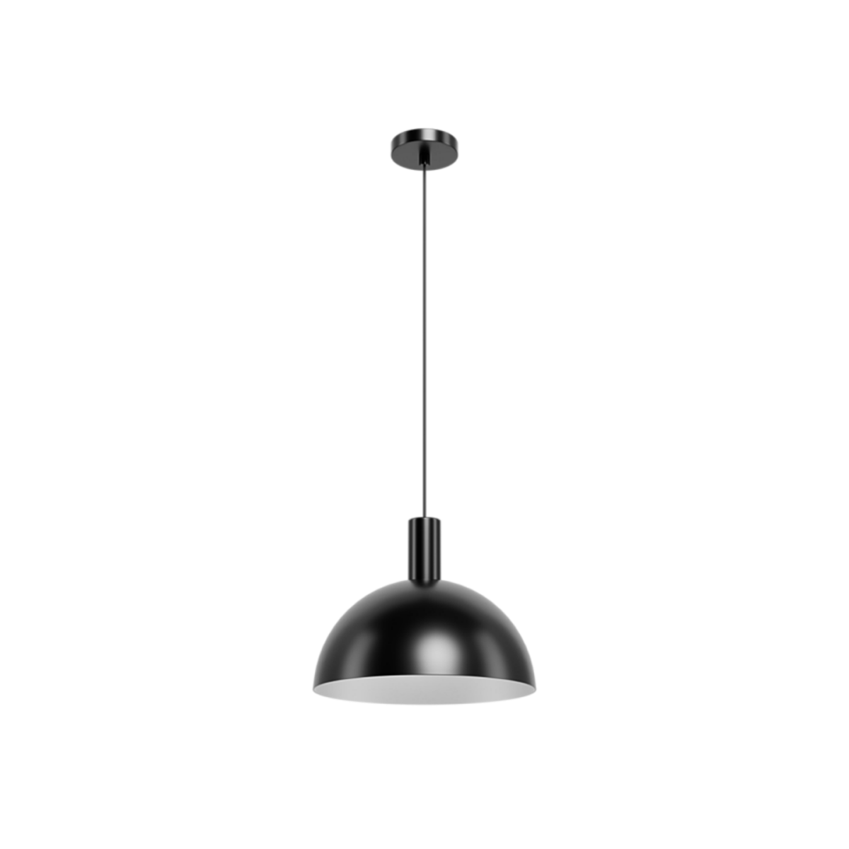 Irondale Mid-Century Pendant Light – Solid Brass in Brushed Gold/Black Matte for Dining Room