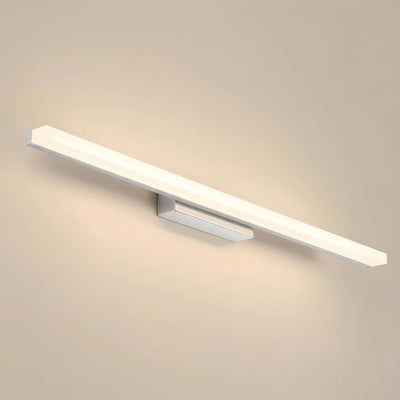 Arcato Minimalist Linear Vanity Wall Lamp – IP44 Metal in Black/Chrome Bathroom