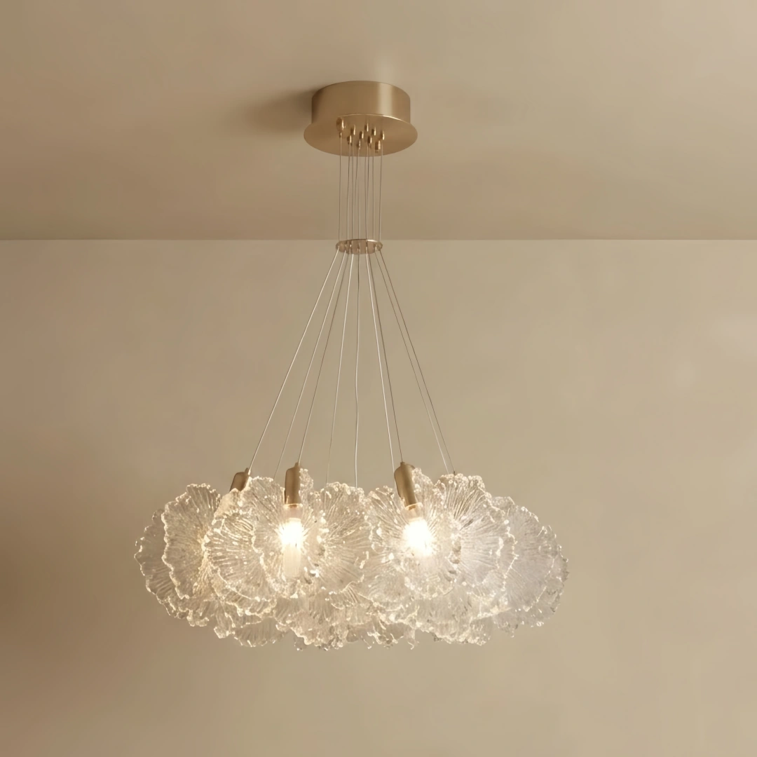 Vivara Moderna Nube Araña de Luces -- Acrílico de Colores Blanco/Rojo/Púrpura/Azul para Comedor