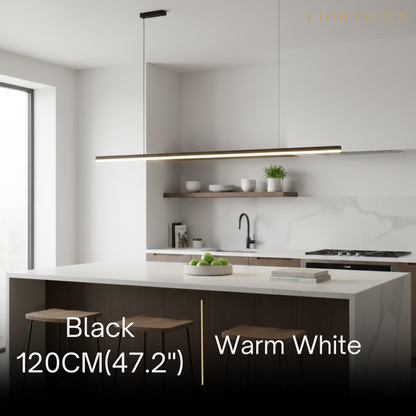 Lámpara colgante LED moderna Arcato – Metal blanco/negro/vidrio para comedor