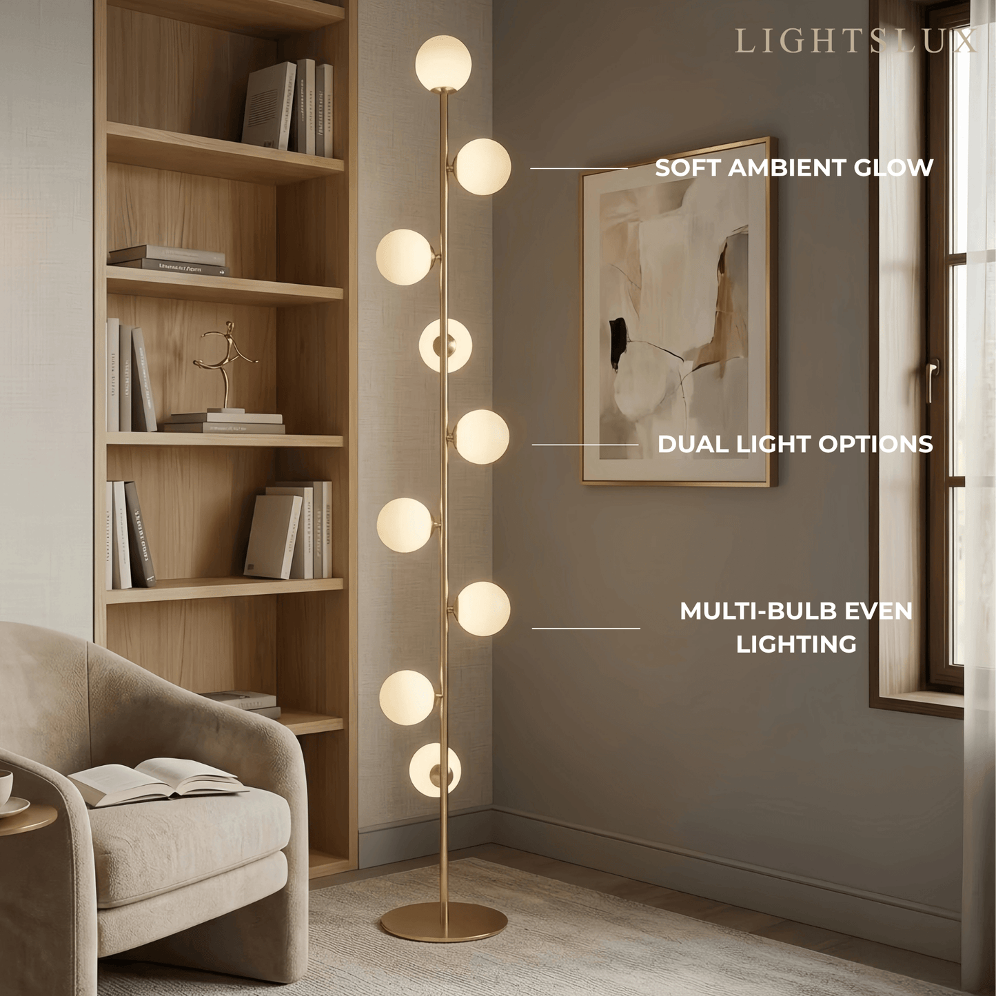 Excelis Modern Floor Lamp