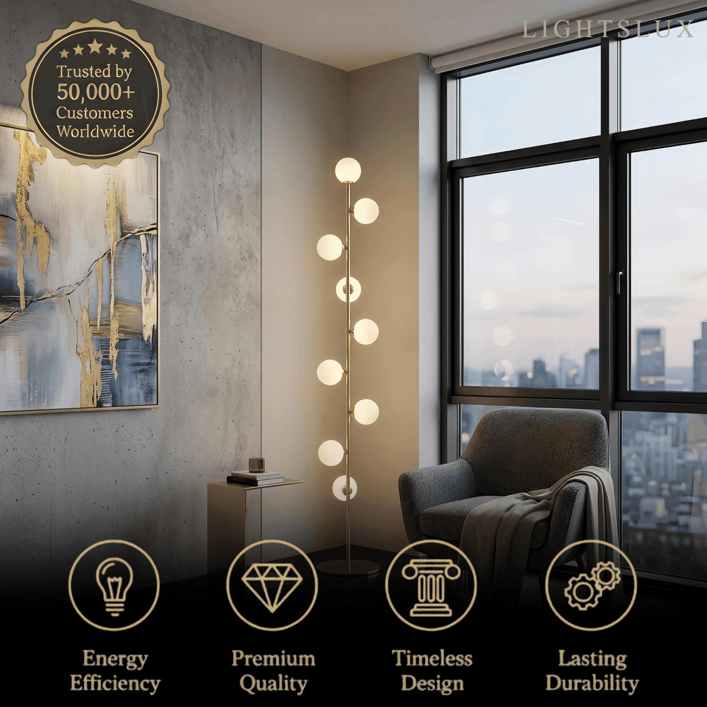Excelis Modern Floor Lamp