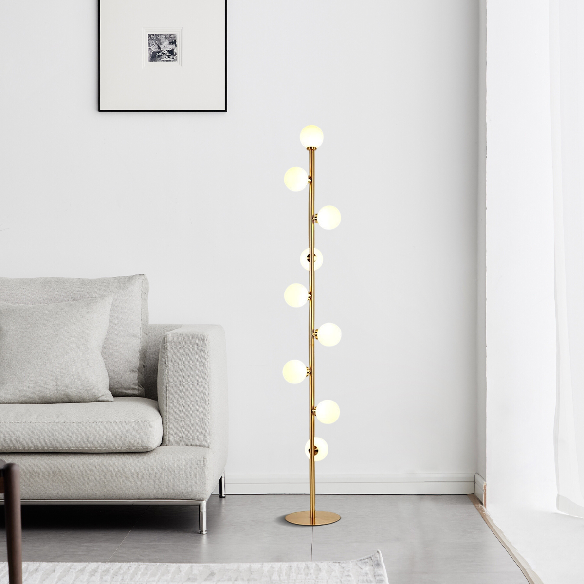 Excelis Modern Floor Lamp – Slim Design