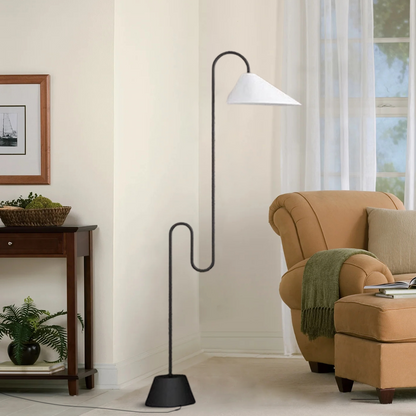 Velora Postmodern Black Floor Lamp