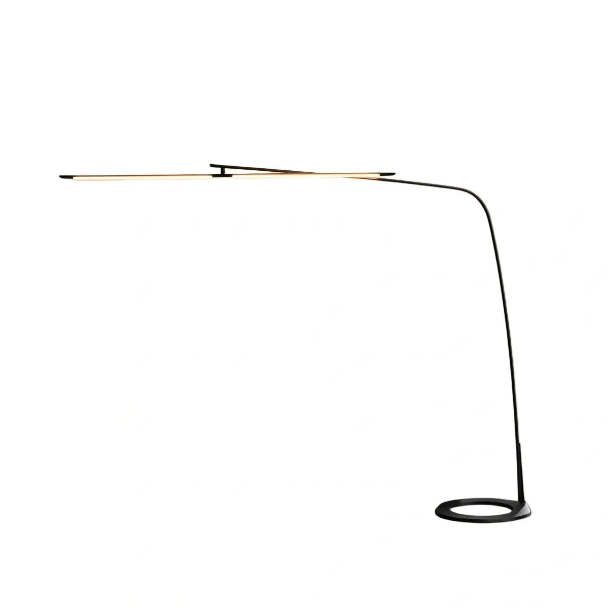 Arcato Modern Black Floor Lamp 