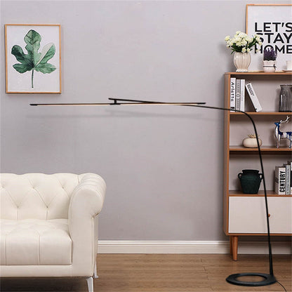 Black Floor Lamp – Long Linear Living Room