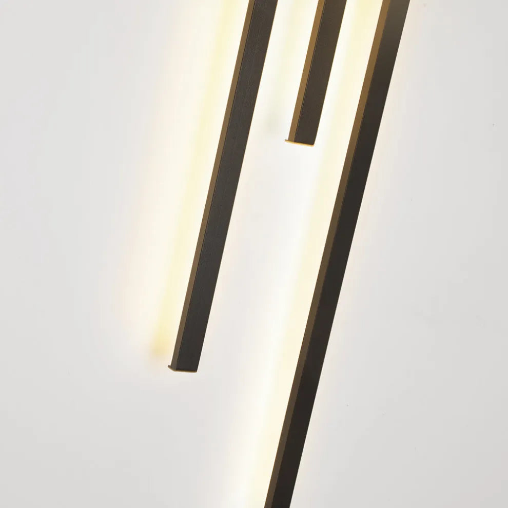 Modern Wall Lamp Metal Linear Living Room