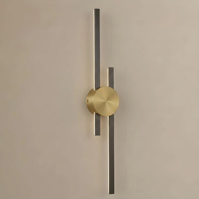  Wall Lamp - Black/Gold Metal for Living Room