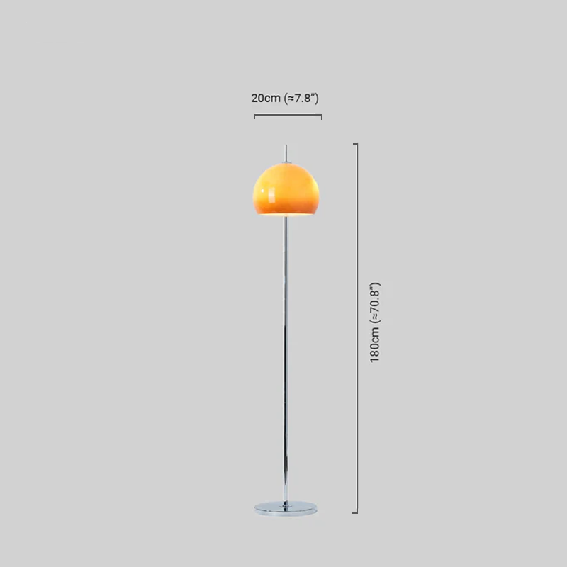 Modern Round Floor Lamp Dimension