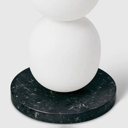 Modern White Floor Lamp – Glass Lantern Design for Living Room