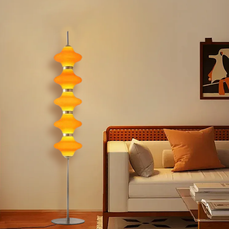 Modern Metal Glass Floor Lamp for Living room