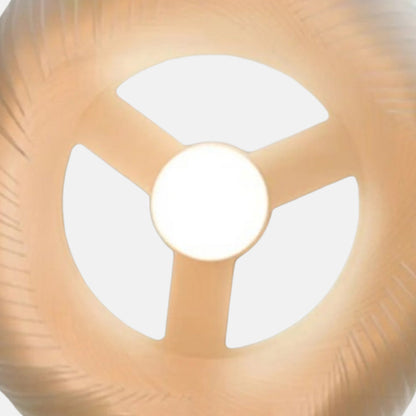 White Pendant Light – Nature-Inspired Circle Dining Room