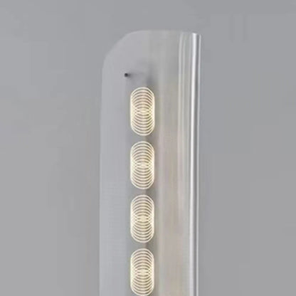 Modern Floor Lamp – Cylindrical Metal & Acrylic Living Room