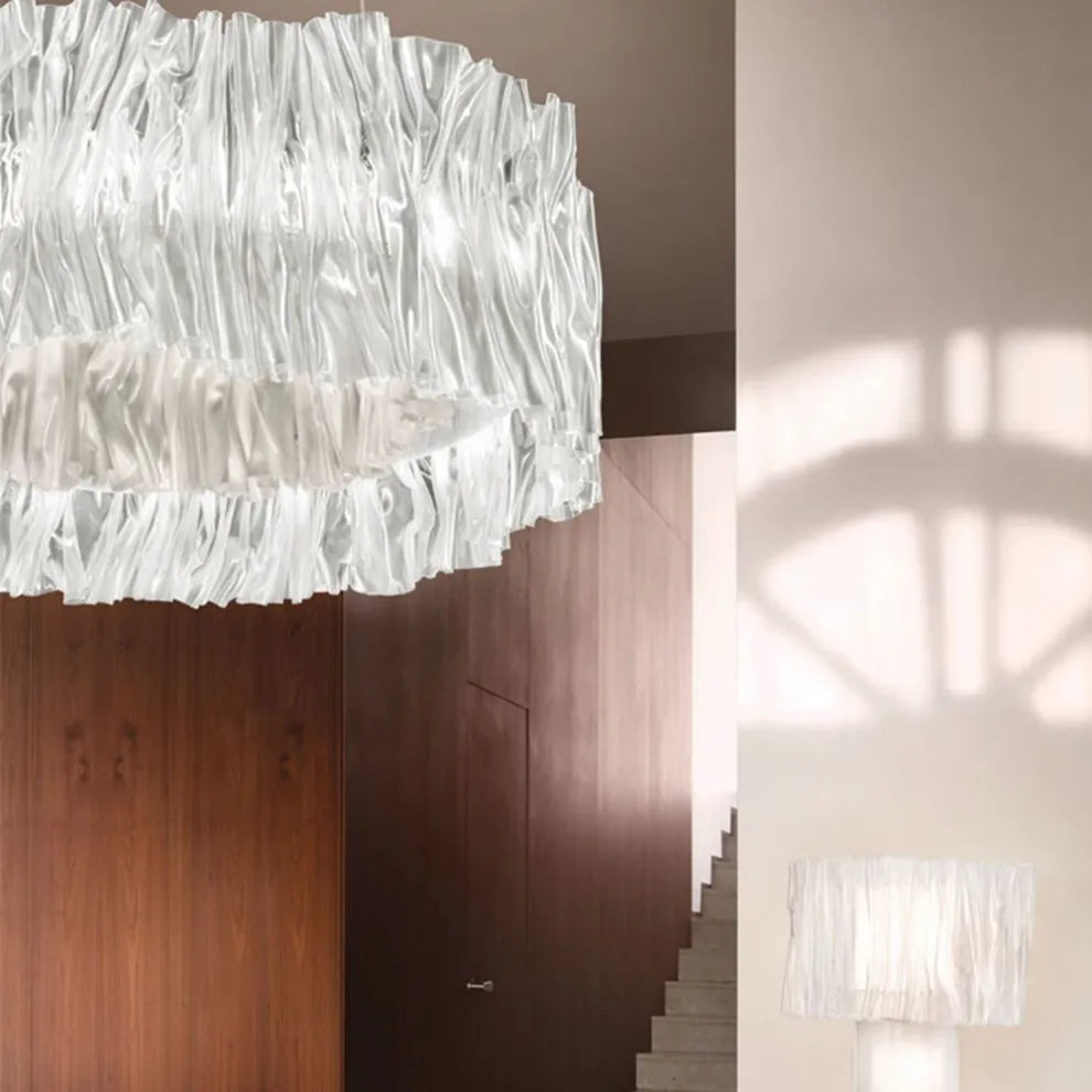 Designer Luxury Pleated Pendant Light