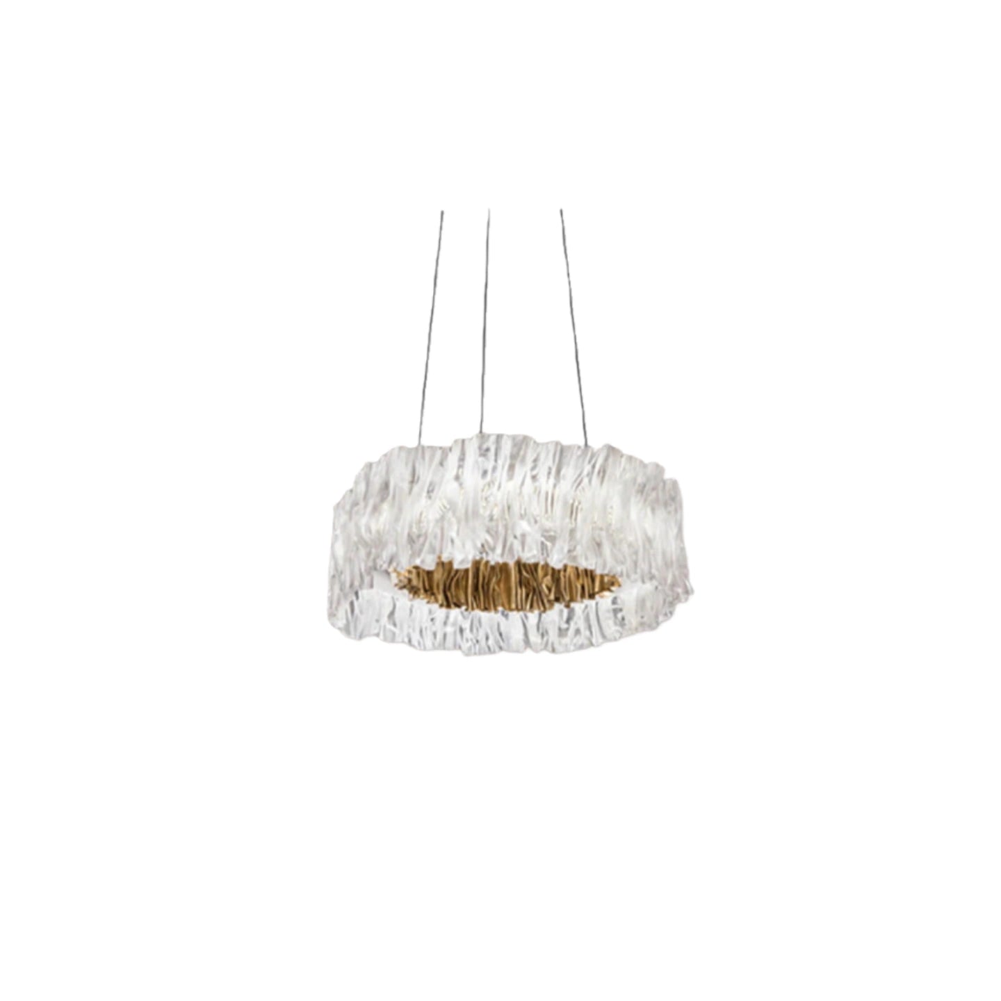 Pendant Light – White/Gold/Chrome Acrylic for Living Room