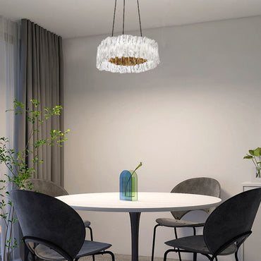 Designer Luxury Pleated Pendant Light DiningRoom