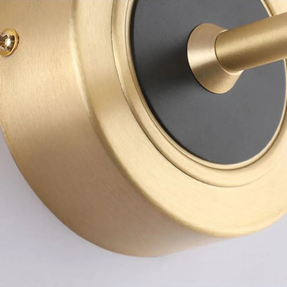 Vanity Light – Black/Gold Metal with Adjustable Light