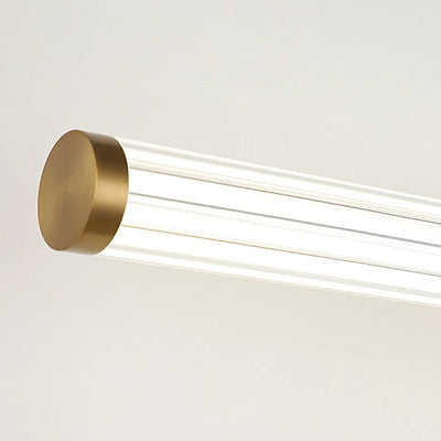 Lámpara de pared minimalista Arcato con espejo frontal para baño