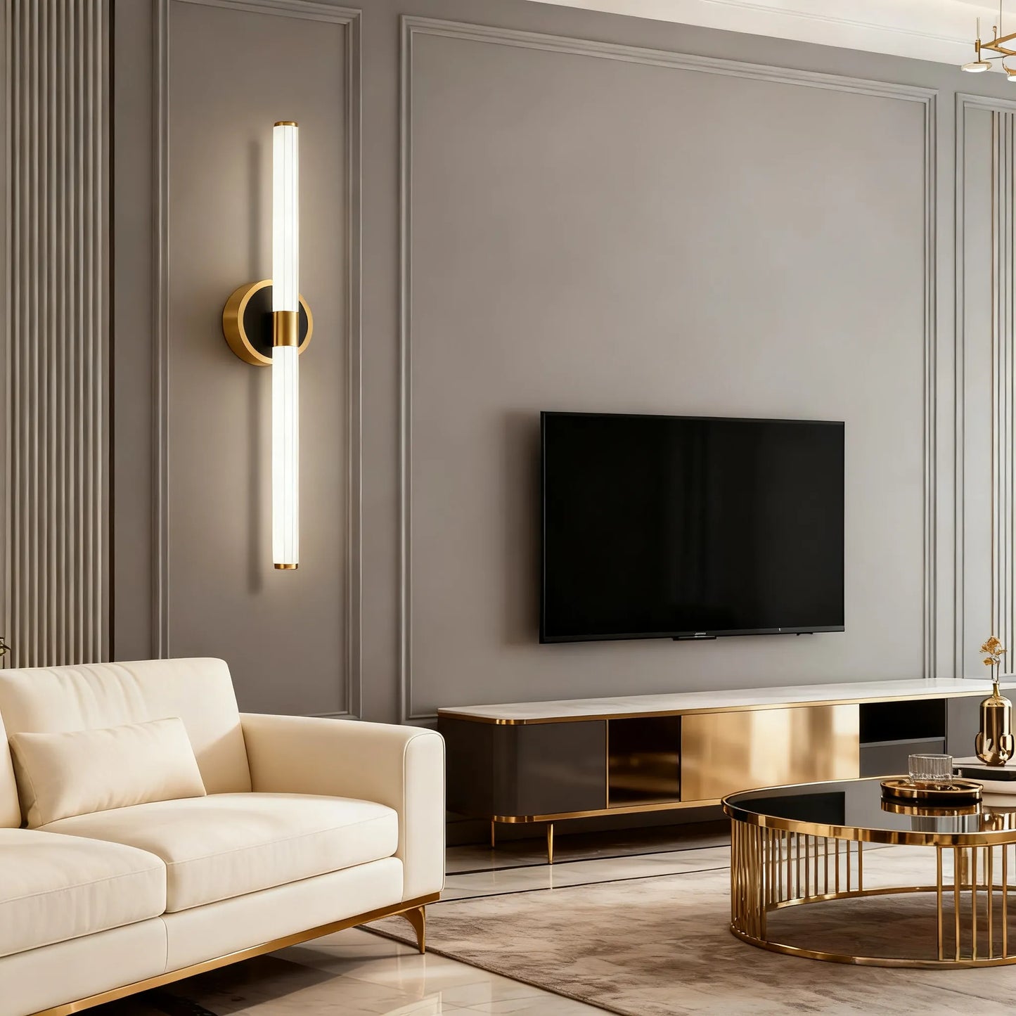 Minimalist Stick Vanity Wall Lamp  