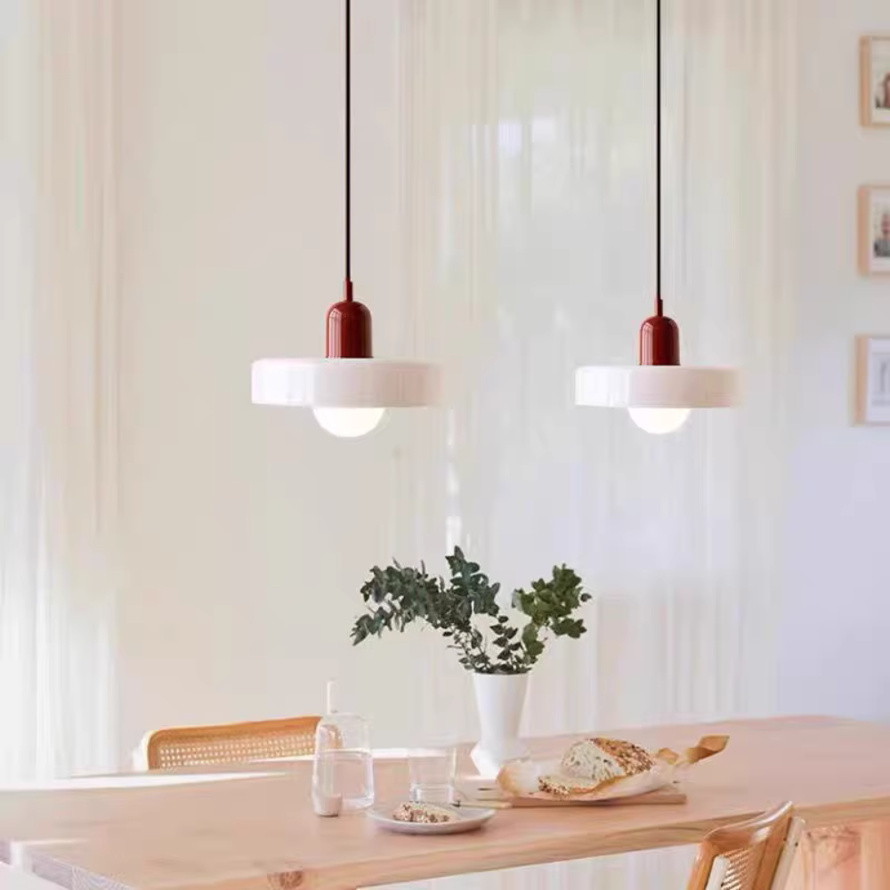 Nordic Pendant Light - Round Glass Shade