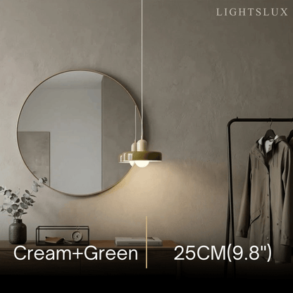 Morandia Nordic Pendant Light - Round Glass Shade for Living/Dining Room