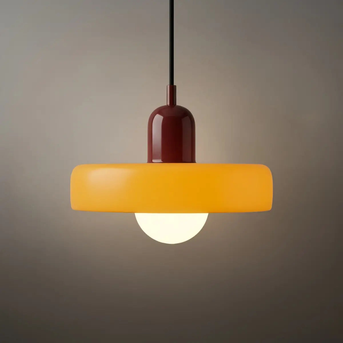 Morandia Nordic Pendant Light - Round Glass Shade for Living/Dining Room