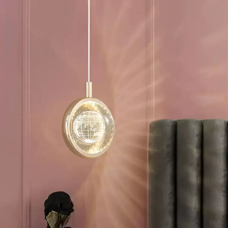 Art Deco Gold Pendant Light