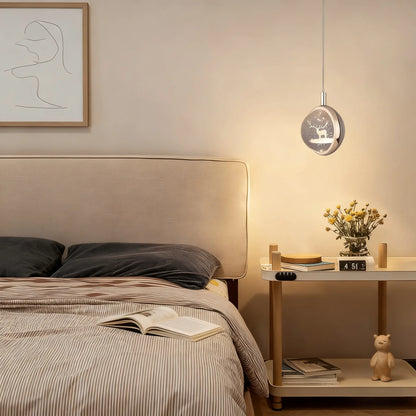 Art Deco Gold Pendant Light