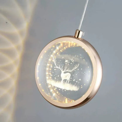 Art Deco Gold Pendant Light