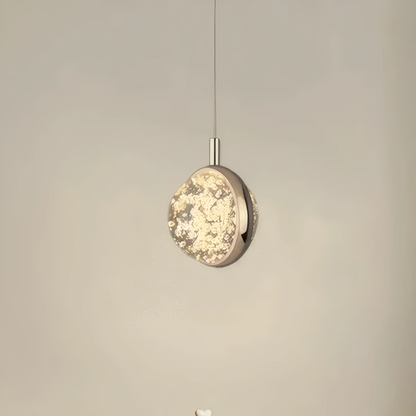 Lámpara colgante Vivara - Art Déco Oro, Metal Globular y Cristal