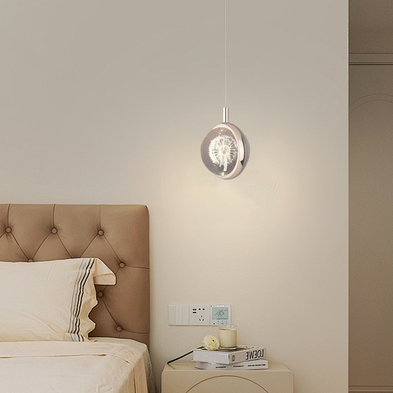 Art Deco Pendant Light Globular Dandelion Bedroom