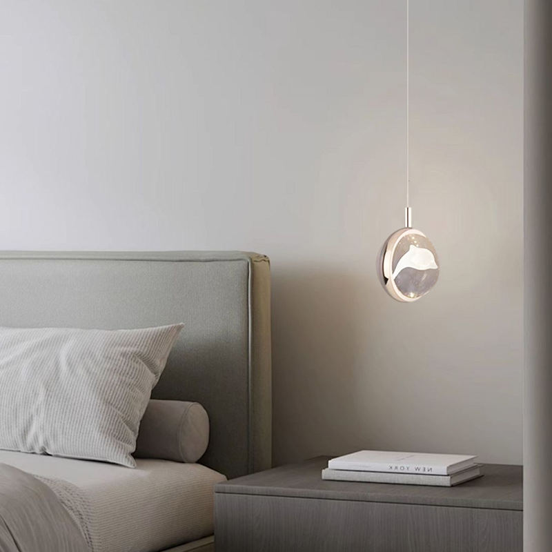 Art Deco Pendant Light Globular Dolphin Bedroom
