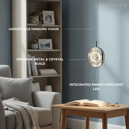 Vivara Art Deco Gold Pendant Light 