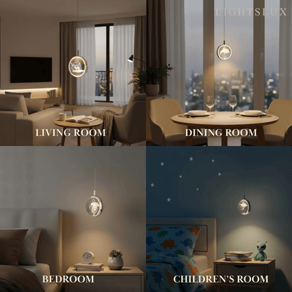 Vivara Art Deco Gold Pendant Light 