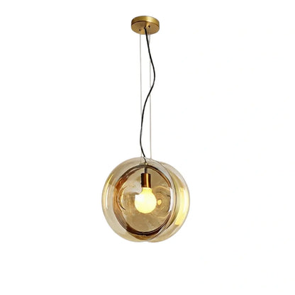 Morandia Designer Round Pendant Light – Blue