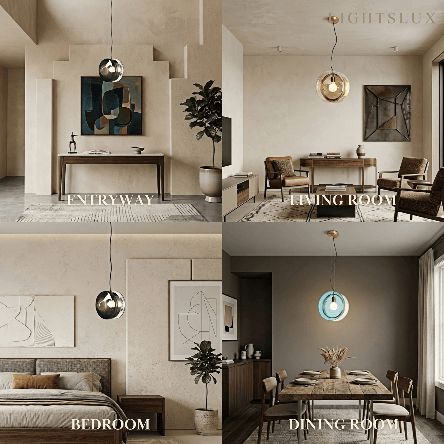 Morandia Designer Round Pendant Light – Blue