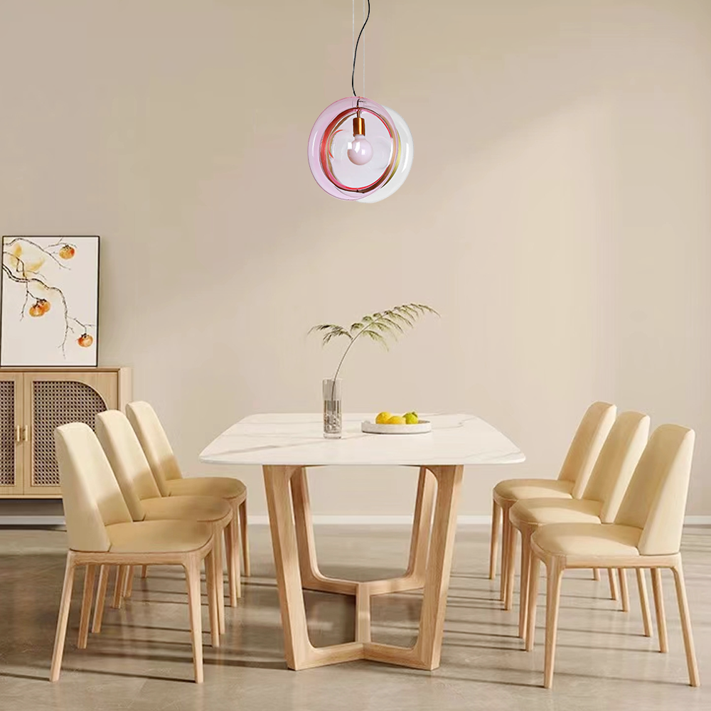 Morandia Designer Round Pendant Light – Blue