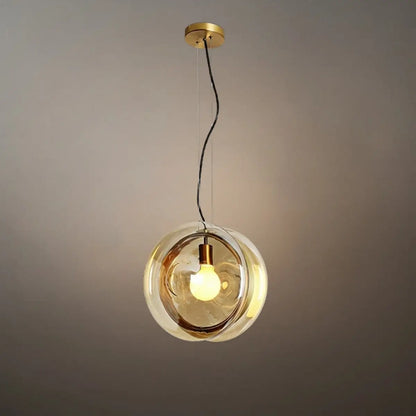 Morandia Designer Round Pendant Light – Blue