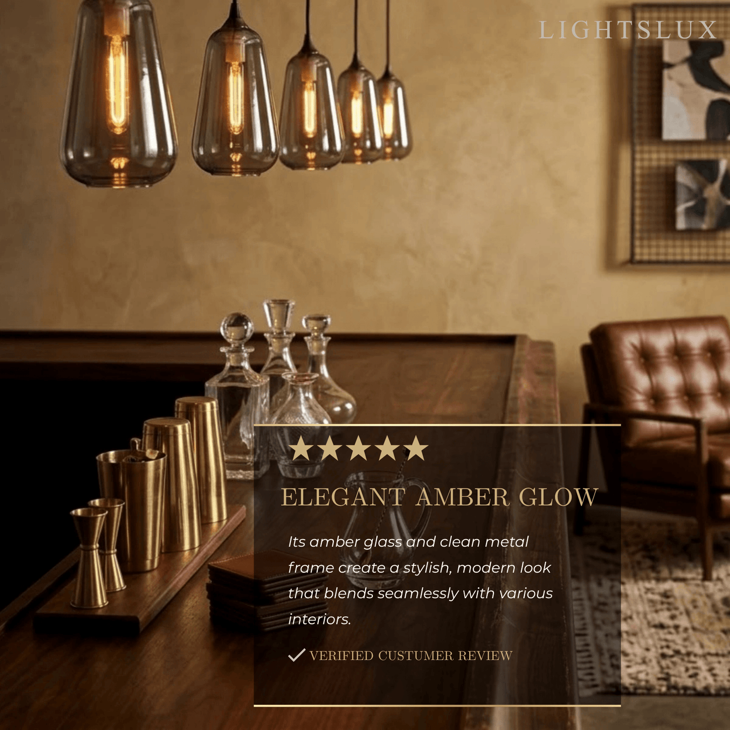 Modern_Amber_Glass_Pendant_Light